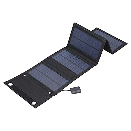 Shanrya Kit de panel solar semiflexible portátil de 10 W para autocaravana y autocaravana