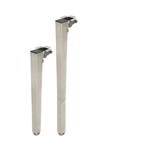 Swallowrain Caravana Telescópica Tabla Pierna Plegable Altura Ajustable Ajuste Compatible with la Autocaravana Accesorios Compatible with automóviles RV Montaje de Mesa Plegable