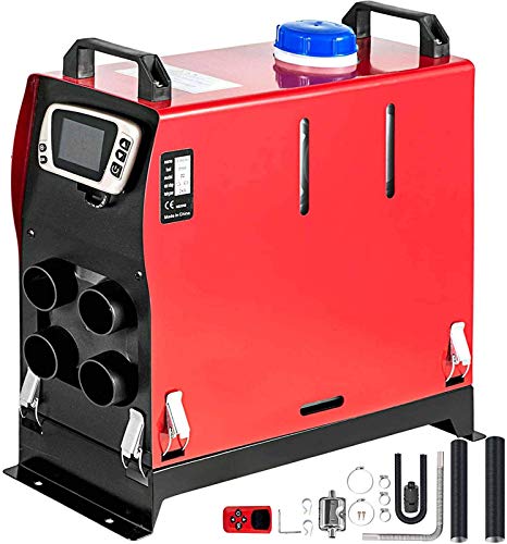 TOTLAC Calentador de Aire diésel de 24 V, Calentador de Aire diésel de 5 kW con Control Remoto y Monitor de termostato LCD Compatible con Coches, Camiones, autocaravanas y Barcos