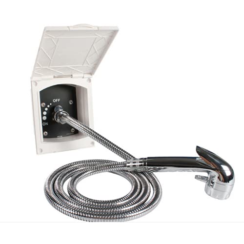 U/N Conector de cabezal de ducha al aire libre, conexión rápida para cabezal de ducha para caravana, vehículo recreativo, barco, autocaravana