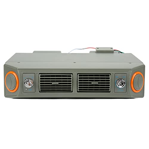 Unidad de Evaporador de Aire Acondicionado, Compresor de CA, Evaporador, Control de Temperatura de Flujo de Aire Alto, Plástico ABS Universal para Automóviles para Autocaravanas para (12V)