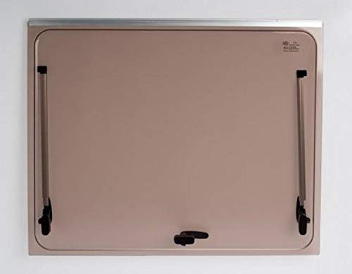 Vidrio de recambio 668x534 para ventana Seitz 700x600 - Accesorios incluidos - Autocaravana - Color: Bronce