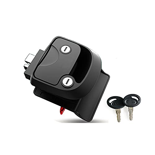 YTCYKJ Cerradura Puerta 2021 Caravana Remolque Viaje Cerradura Puerta Entrada Camper Manija pestillo Puerta con Llaves Reemplazo Cerradura Puerta Autocaravana/Remolque Duradero (Cubierta Modelo 2)