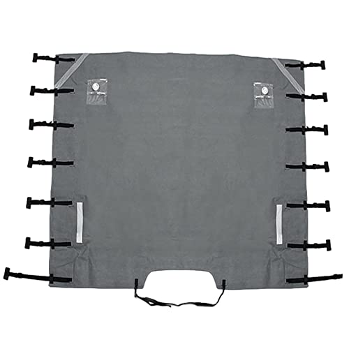 Aibyks Cubierta de Remolque de Caravana - Protector Impermeable de la Cubierta de la Caravana,Cubierta de Remolque RV Cubiertas de Caravana Protector para Autocaravana Impermeable con Tiras