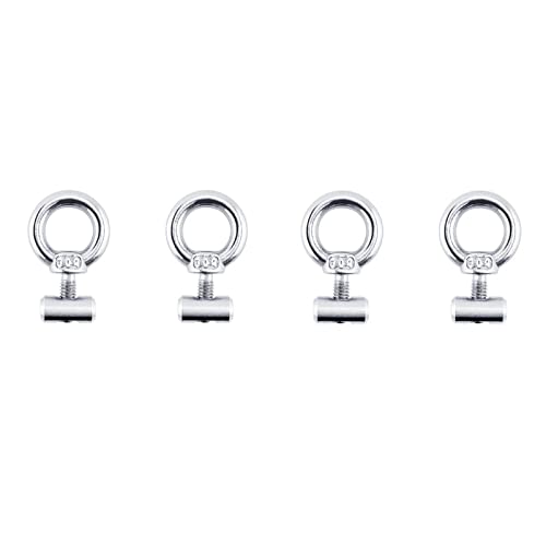BODYA Tapones de tornillo para riel de toldo, 6 mm, ojales de amarre para autocaravana, caravana, caravana y caravana