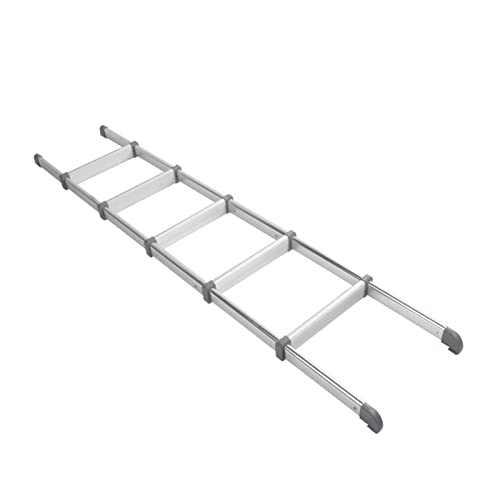 Escalera interior for RV Escalera de cinco pasos for la cama en el almacenamiento de aleación de aluminio de autocaravana escalera antideslizante for camas arriba y abajo Caravana ( Color : Assembled
