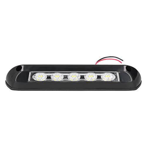 ILFE Luz de toldo RV-RV LED Barra de luz para toldo de Porche Impermeable 10 Cuentas de lámpara Iluminación Exterior Universal para Autocaravana 12V/24V