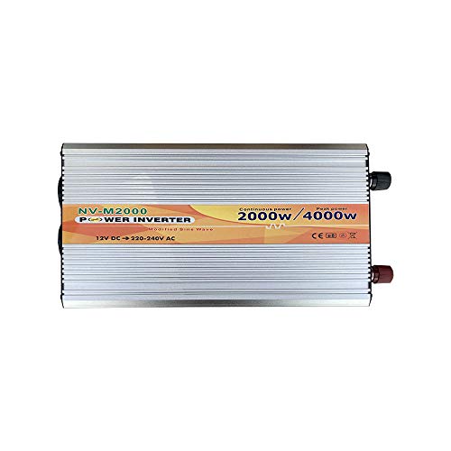 Inverter 2000 W 12 V 230 V onda modificada autocaravana coche barco