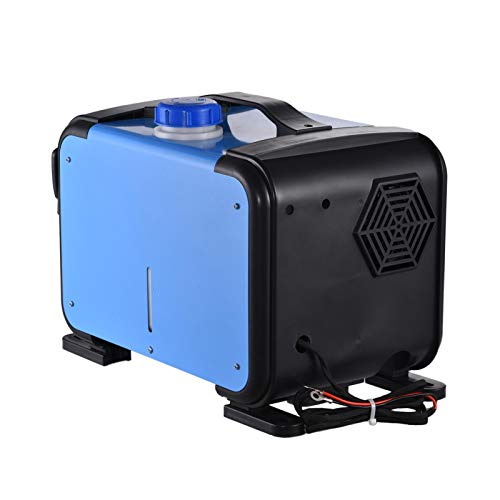 Jasufud Calentador diésel,Calentadores Diesel compactos de 8KW 12V/24V para autocaravanas - Calentador de Aire diésel Calentador de estacionamiento con silenciador de Pantalla LCD Accesorios