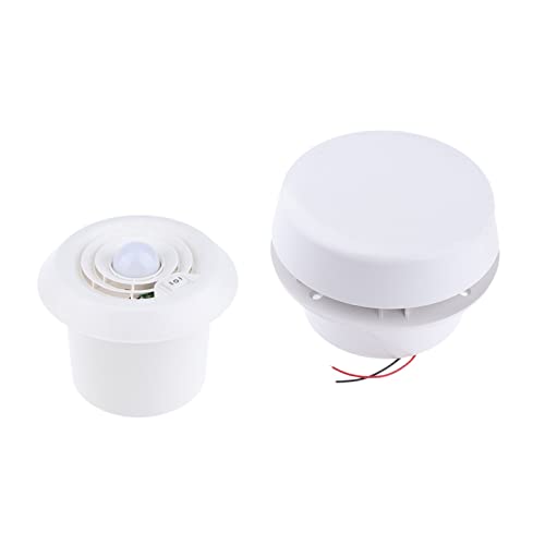 Meas 1 2V RV Barco de autocaravanas ventilación ventilación Ventilador de Techo Ventilador soplador con DIRIGIÓ Viento Fuerte 20 0cfm