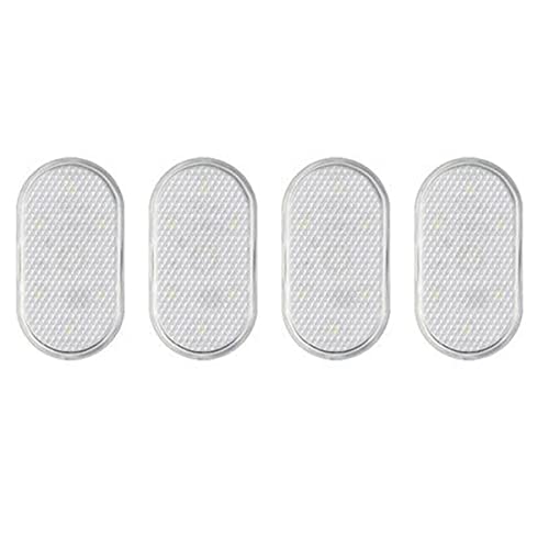PMKCZX Panel de luz LED para Techo Interior de Coche Blanco para Autocaravana, Caravana, Caravana, Barcos Marinos, Cabina de Armario de Techo de Cocina (Color : White, Size : 5.3CMX2.7CM)