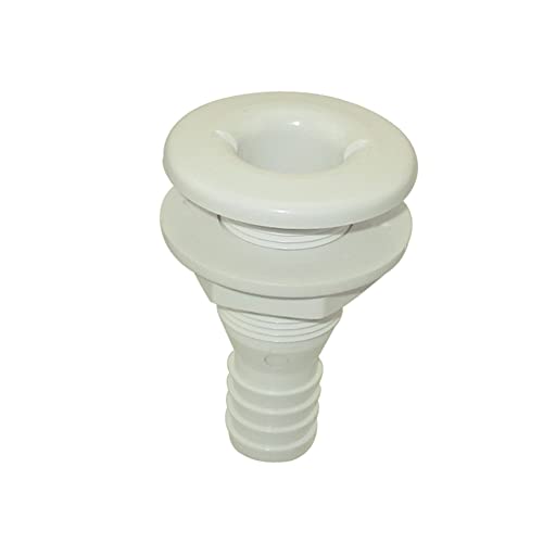 STONEDER Conector de púas recto de 1 pulgada para barco, barcos marinos y yates, caravanas, autocaravanas, camiones y tractores (2)