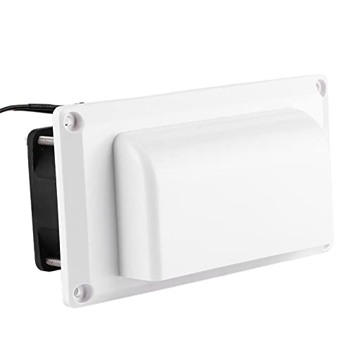 Ventilación de Ventilación Lateral Ventilador de Escape 12V 25W Ventilador de Escape para Exteriores para RV Caravana Autocaravana Remolque Barco Yate Marino