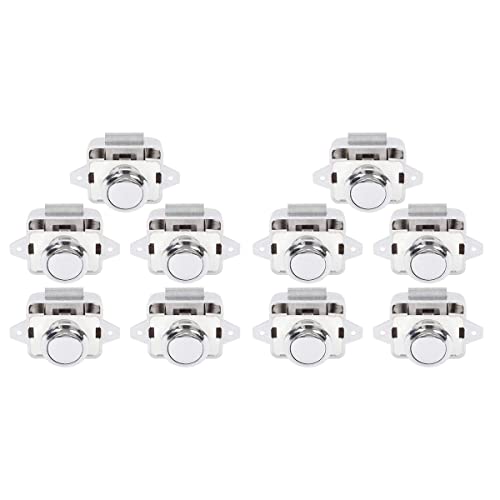 Wisalagin 10 Unids. Cerradura a presión para coche, diámetro de autocaravana, , armario de caravana, cajón, botón de pestillo para cerradura