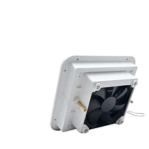 YZACK Ventilador De Escape Unidireccional A Prueba De Polvo De Escape De 12V, Ventilador De Escape De Ventilación Lateral For Caravana, Furgoneta Y Autocaravana (Color : 12V One-way strong, Size : A)