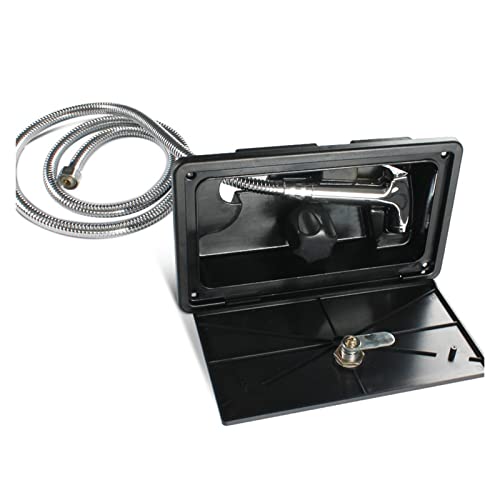 Accesorios para vehículos recreativos Ducha for caravana con candado, barco, caravana marina, autocaravana, caja de accesorios for caravana, ducha Exterior for caravana, accesorios for caravana ( Colo