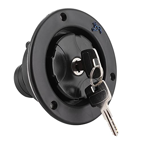 Buachois Tapa del Tanque de Agua,Adaptador de Llenado de Agua para Autocaravana, Entrada de Agua de RV con Cerradura, con 2 Llaves para Remolque Barco Caravana Camping, Autocaravana