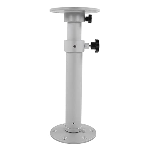 Camper Pata de Mesa Telescópica Rv Pata de Mesa Patas de Muebles Pata de Mesa Extraíble 445-685Mm Altura Ajustable Telescópica Aleación de Aluminio Plata Esmerilada para R