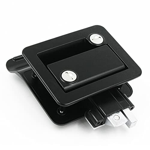 Cerradura de Puerta de Entrada de Autocaravana RV Pestillo de Doble Apertura Caja de Herramientas de Aleación de Zinc Cerradura de Paleta para Remolque RV