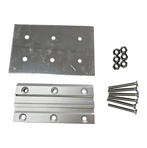 EIRAA Accesorios de la Autocaravana RV Placa de Soporte de Montaje de Mesa de Aluminio de Aluminio de Caravana for Autocaravana de Barcos Marinos Conveniente para su Viaje al Aire Libre