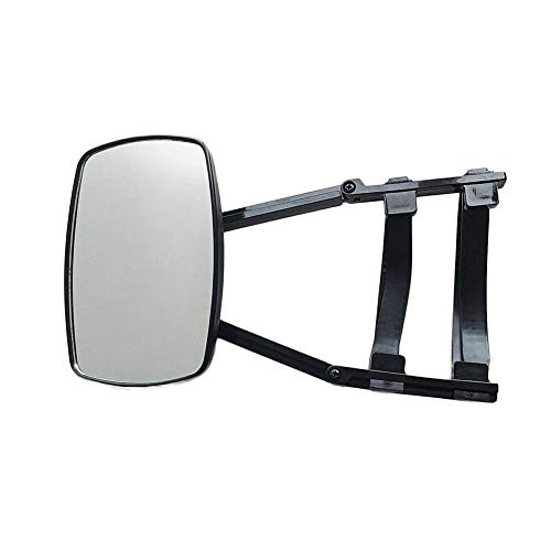 Espejo De Remolque De Coche,Wooauto Espejo De Remolque Espejo con ExtensióN De áNgulo Ajustable Retrovisores Exteriores para Autocaravanas Espejo De Remolque para Coches Furgonetas Caravanas