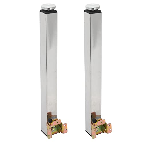 GOURIDE 2 piezas telescópicas patas de mesa plegable ajustable para caravana, caravana, autocaravana, caravana, caravana, caravana, plegable, montaje en mesa