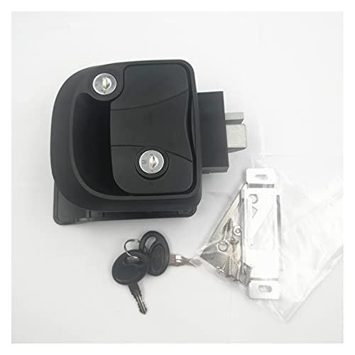 Hardware Cerradura de aleación de la Autocaravana Doble Núcleo Mecánico Bloqueo Motorhome Puerta Cerradura Clase Cremallera Antirrobo (Size : Type A Mechanical Lock)