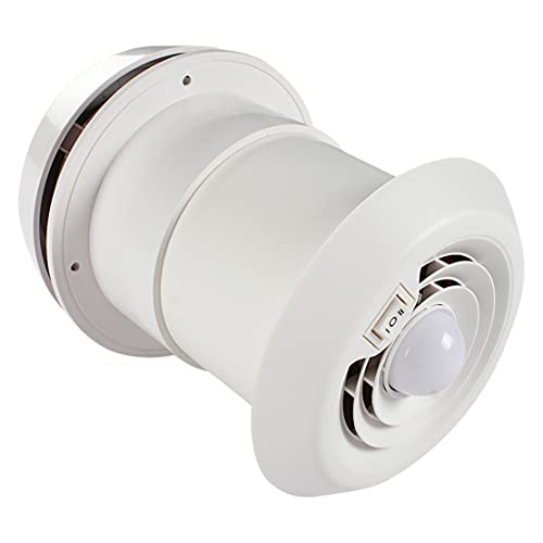 Homemaxt Ventilador de Escape de T VentilacióN de T de 12V RV, Rejilla de VentilacióN de, Ventilador de Viento Fuerte Luz LED para Remolque Caravana Autocaravana