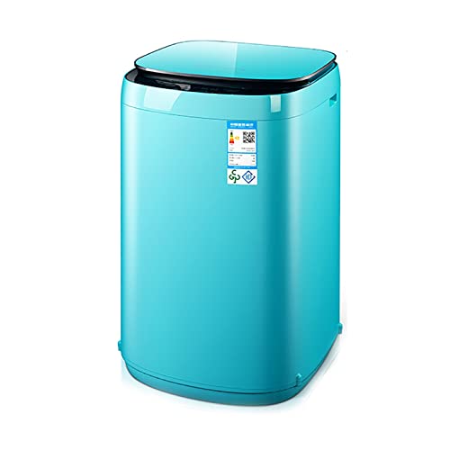 Lavadoras Mini Lavadora portátil de 3,5 kg, Lavadora de Camping 2 en 1 con Lavadora y Secadora giratoria, 10 programas de Lavado, luz Azul UV y eliminación de ácaros, Carga Superior (Azul)