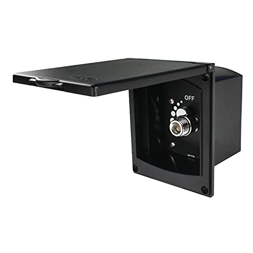 NLBN RV Presión de Agua/Salida Barra de Ducha Externa Black Barra Marina Marina de Autocaravana Accesorios de Caravana (Color : Only Shower Box, Size : 1)