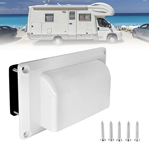 Opaltool 12V Ventilador de Ventilación Lateral para Caravana, 8500 rpm Accesorio Modificados de Ventilador de Escape para RV Caravana Autocaravana Remolque Barco Marina Yate (Blanco)