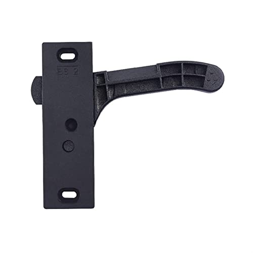 Pantalla Metal puerta pestillo kit negro mango derecho interior seguridad puerta cerradura ajuste para autocaravana viaje remolque accesorios