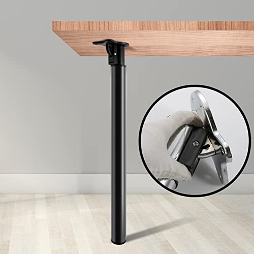 Patas Muebles Patas Mesa Acero Inoxidable Patas Escritorio Barra Telescópica Plegable Soporte Patas Regulables Altura para Mesa Patas Autocaravana 1Pcs (71cm(27.9in))