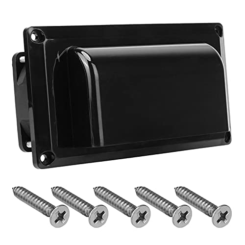 PRMAL For campista Remolque de Autocaravana Marina Accesorios for automóviles de Yates Ventilador de Escape ventilación de Aire de Aire de Caravana 12V 25W (Color : Black, Size : 1)