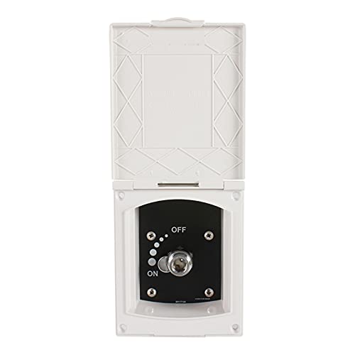 PRMAL RV Kit de Caja de Ducha Exterior Blanco for Caravana RV Autocaravana (Color : Only Shower Box, Size : 1)