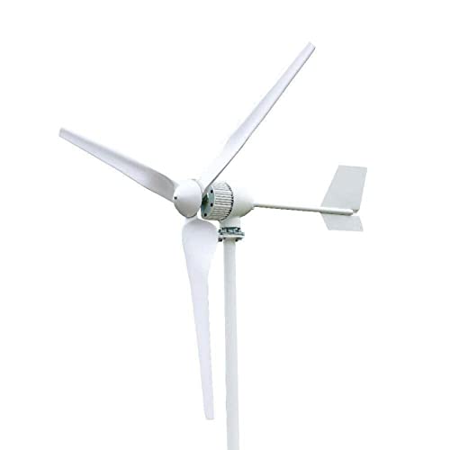 SAIAODI Aerogenerador 700 W Generador de viento 24 V 48 V aerogenerador 3 aspas generador de energía eólica Power Wind Wheel Generador de energía eólica para autocaravanas domésticas