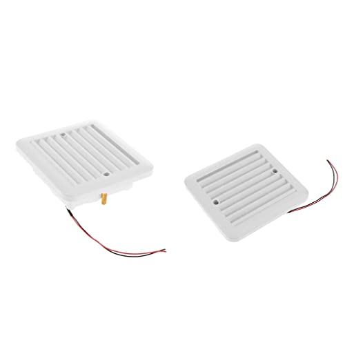 TISHITA Ventilación de Ventilación Lateral de Autocaravana RV de 2 Piezas con Ventilador de Refrigeración Impermeable