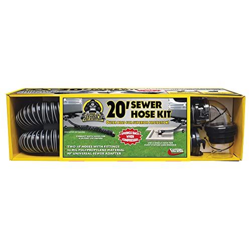 Valterra D04-0675 - Kit de manguera de alcantarillado Silverback de 20 pies