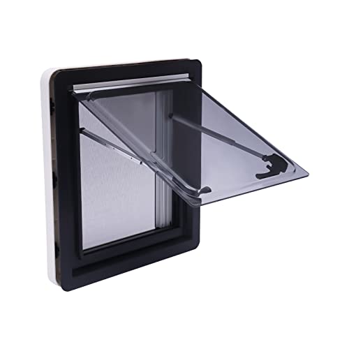 Ventana de autocaravana, 45 x 50 cm, ventana lateral, escotilla de techo, techo con manivela, caravana,