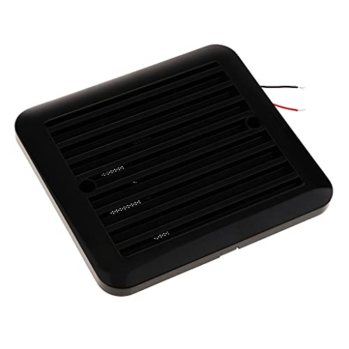 AAPIE Ventilador de Aire de ventilación Lateral for Caravana, Caravana, Autocaravana, Impermeable (Color : Svart)
