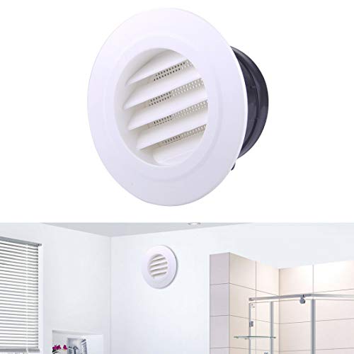 Baceyong Rejilla de ventilación redonda ABS para autocaravanas y autocaravanas