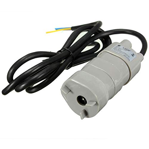 Bomba de agua de 12 V CC, bomba de agua sumergible, fuente de jardín, cepillo CC, bomba de agua para caravana, autocaravana, 5 metros