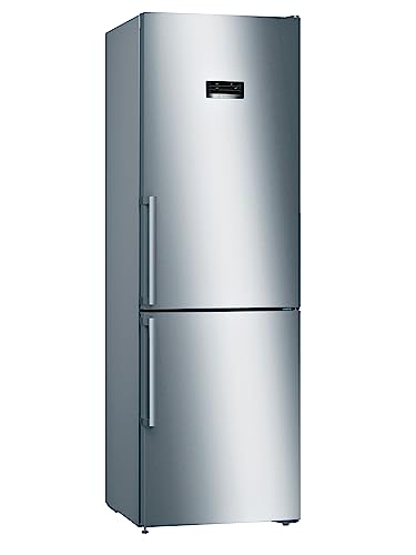 Bosch Frigorífico Combi NoFrost, 186 x 60 x 66 cm, Acero inoxidable antihuellas, KGN36XIEP