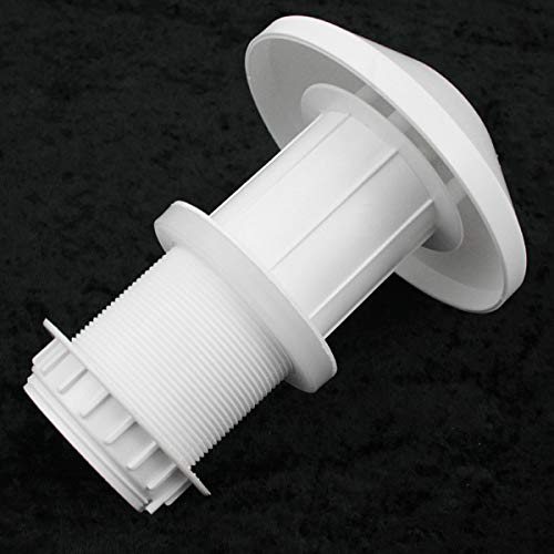 Chimenea de techo de chimenea, ventilador de techo para caravana, 70°, color blanco (ZA)