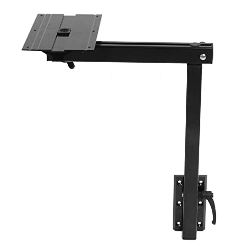Cryfokt Soporte de Base de Mesa RV, Pata de Mesa Extraíble Giratoria de 360 Grados, Altura Ajustable de Aleación de Aluminio, Caravana Marina, Autocaravana, Mesa de Yate, Soporte