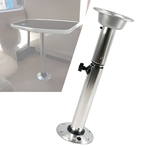 CTDL Pata de Mesa para Caravana, Pata de Mesa telescópica de Altura Ajustable para Autocaravana, Caravana, Autocaravana, Yates
