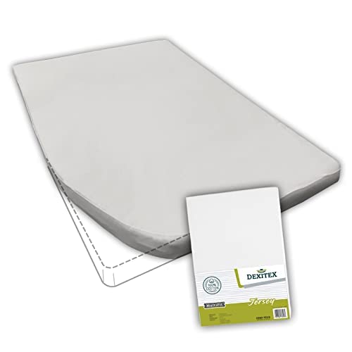 Dexitex - Sabana Bajera Caravana - Autocaravana - Ropa Cama Autocaravana - para Colchon Camper - Sasbana Ajustable - Accesorios Autocaravana -Oeko-Tex - 100% algodón, Esquina Izquierda - Blanco