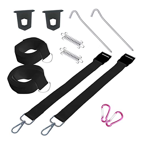 ELWAA LXRYP Compatible con el Kit de Amarre de toldo Fiamma Tipo S Negro Compatible con F35 F45 F65 Caravana Autocaravana Herramienta de Camping al Aire Libre