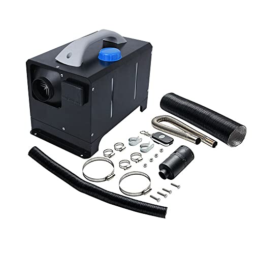 Futchoy Calefactor de aire de estacionamiento diésel, 12 V, 5 kW, para vehículos diésel, termostato LCD, para camiones, yates, diésel, para camiones, barcos, remolques, caravanas, autocaravanas