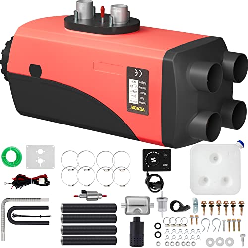 Happybuy 12V 8KW Calentador de Aire diésel para RV Autocaravana, Remolque, Camiones, Barcos, Control de Interruptor, silenciador